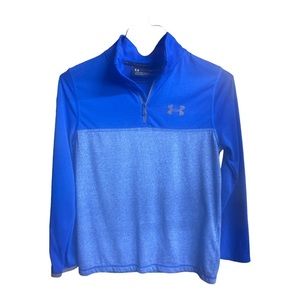 UA threadborne loose, heat gear, boys pull over